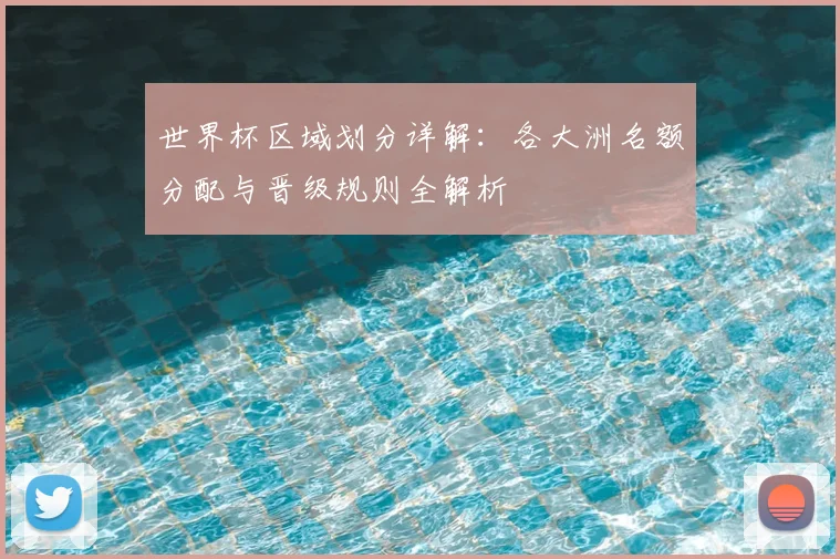 世界杯区域划分详解：各大洲名额分配与晋级规则全解析